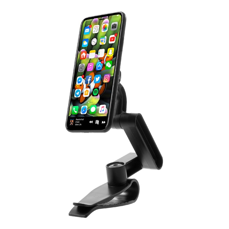 Adjustable Arm Clip Base Universal Magnetic Car Mount Desktop Stand for iPhone 8 / Samsung Galaxy Note 8 Etc-2