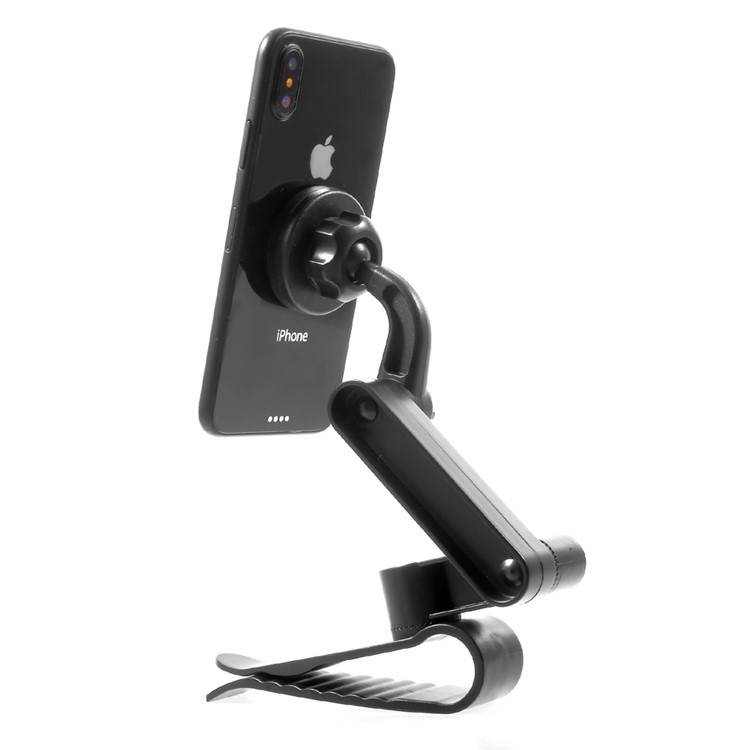 Adjustable Arm Clip Base Universal Magnetic Car Mount Desktop Stand for iPhone 8 / Samsung Galaxy Note 8 Etc-4