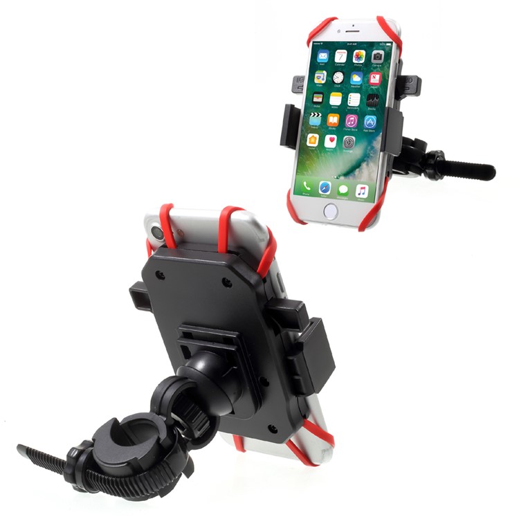 X38-X31 Universal Bicycle Handlebar Rotary Phone Holder Mount, Clamp Width: 55-85mm-1