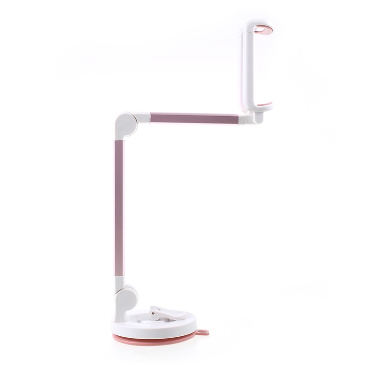 Suction Cup Folding Car / Table Stand Smartphone Bracket for iPhone 7, Clamp Width: 5.5-8.5cm - Rose Gold Color-3