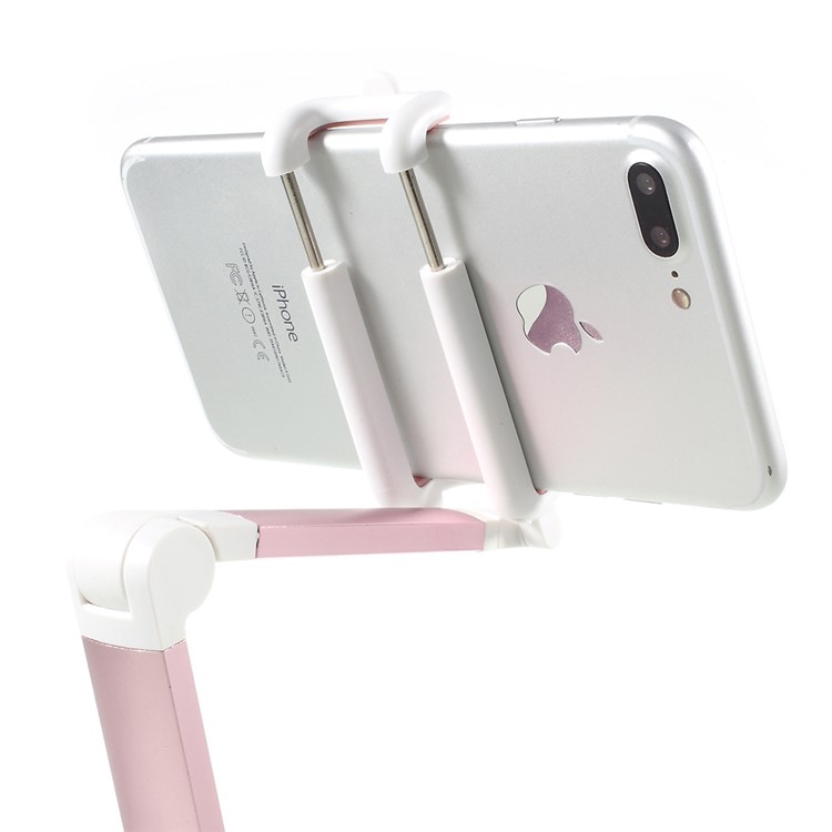 Suction Cup Folding Car / Table Stand Smartphone Bracket for iPhone 7, Clamp Width: 5.5-8.5cm - Rose Gold Color-7