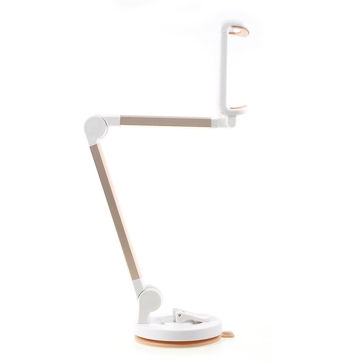 Foldable Suction Cup Car / Desktop Phone Bracket Stand for iPhone 7, Clamp Width: 5.5-8.5cm - Gold Color-3
