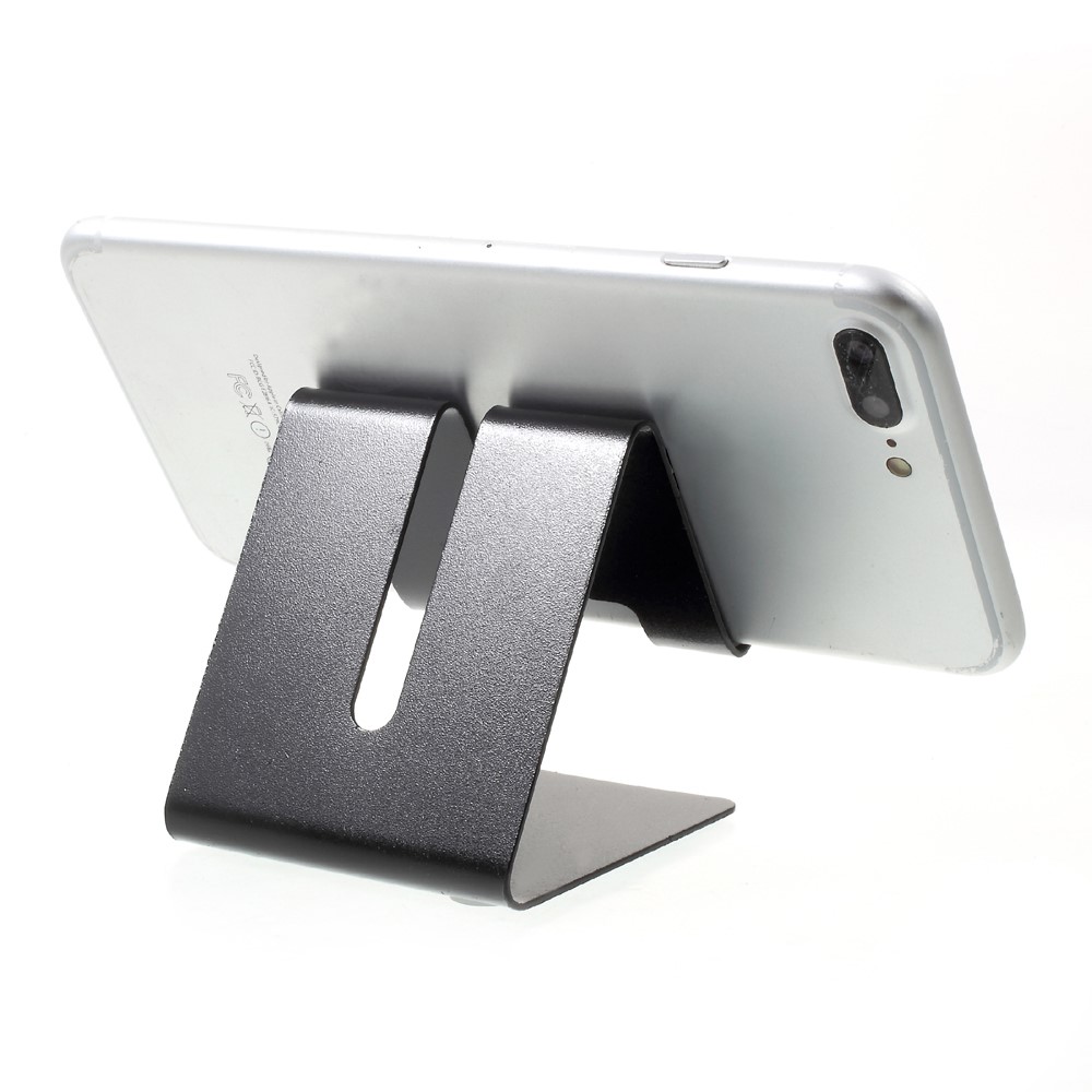 Suporte De Suporte De Mesa De Alumínio De Alumínio Universal Para Iphone Samsung Huawei - Preto-4