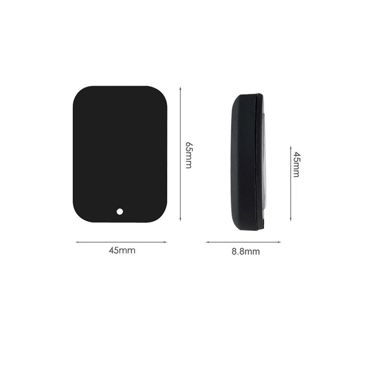 CS01 Universal Flat Stick-on Dashboard Magnetic Car Mount Holder for iPhone 8, Samsung Note 8 etc. - Black-11