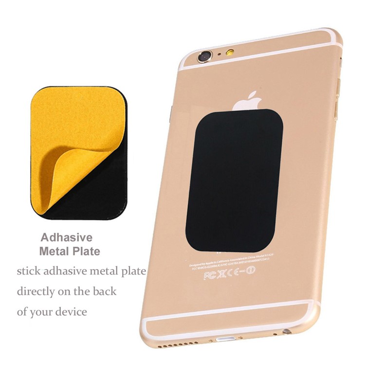 CS01 Universal Flat Stick-on Dashboard Magnetic Car Mount Holder for iPhone 8, Samsung Note 8 etc. - Black-18