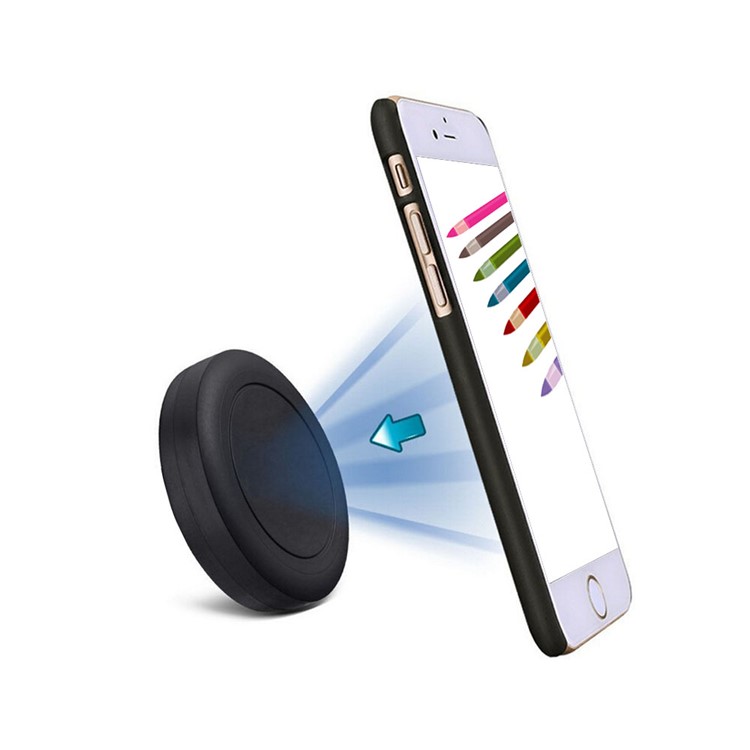 CS01 Universal Flat Stick-on Dashboard Magnetic Car Mount Holder for iPhone 8, Samsung Note 8 etc. - Black-5