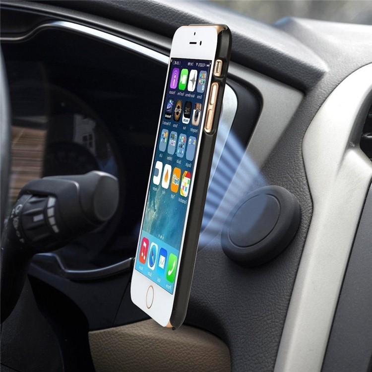 CS01 Universal Flat Stick-on Dashboard Magnetic Car Mount Holder for iPhone 8, Samsung Note 8 etc. - Black-7