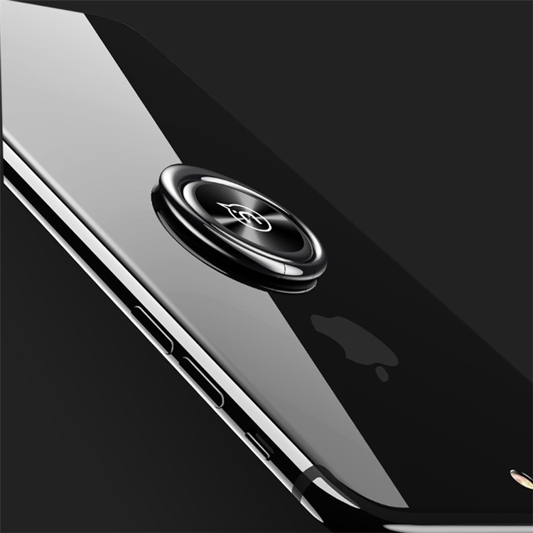 USAMS US-ZJ024 360 Degree Rotary Universal Magnetic Finger Grip Ring Holder Phone Bracket - Black-11