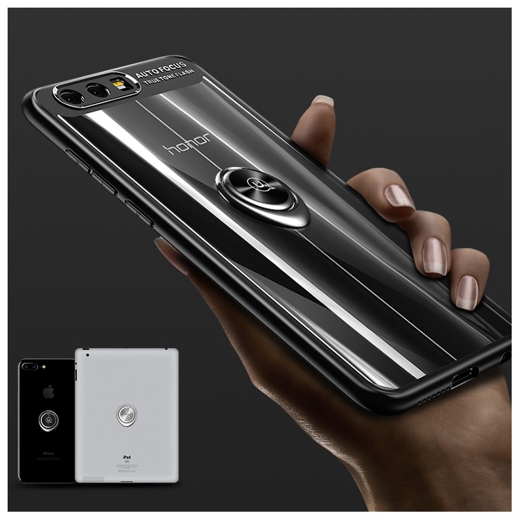 USAMS US-ZJ024 360 Degree Rotary Universal Magnetic Finger Grip Ring Holder Phone Bracket - Black-9