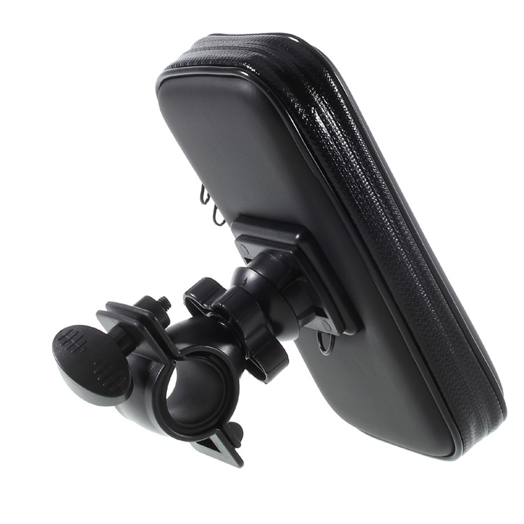 L Size Bicycle Handlebar Mount Daily Waterproof Case Holder for iPhone X / 8 / 7 Etc, Inner size: 150x85x25mm - Mount Style A-11