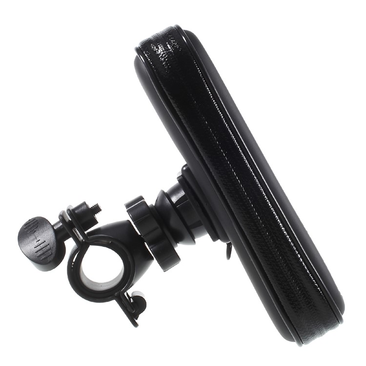 L Size Bicycle Handlebar Mount Daily Waterproof Case Holder for iPhone X / 8 / 7 Etc, Inner size: 150x85x25mm - Mount Style A-12