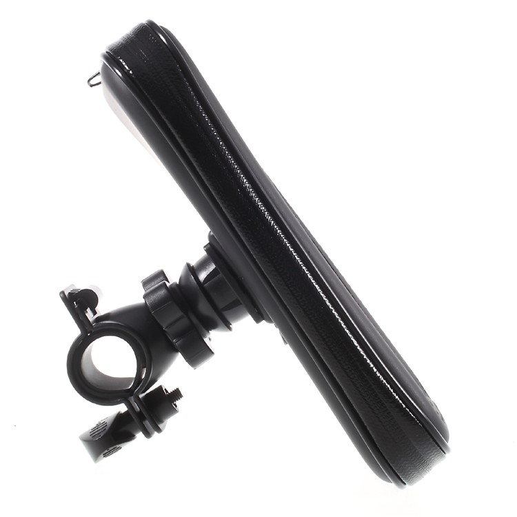 L Size Bicycle Handlebar Mount Daily Waterproof Case Holder for iPhone X / 8 / 7 Etc, Inner size: 150x85x25mm - Mount Style A-8
