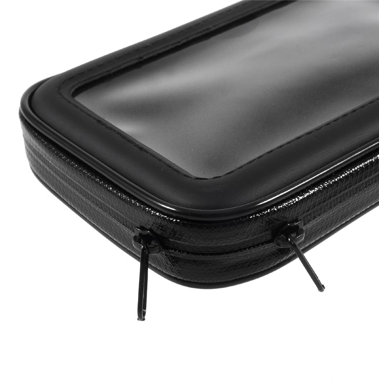 L Size Bicycle Handlebar Mount Holder Daily Waterproof Bag for iPhone X / 8 / 7 Etc, Inner size: 150x85x25mm - Mount Style B-3