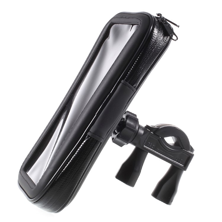 XL Size Bicycle Handlebar Mount Holder Daily Waterproof Cover for iPhone 8 Plus / 7 Plus Etc, Inner size: 168x92x25mm - Mount Style C-13