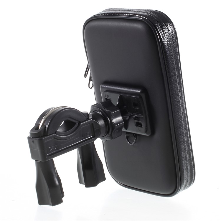 XL Size Bicycle Handlebar Mount Holder Daily Waterproof Cover for iPhone 8 Plus / 7 Plus Etc, Inner size: 168x92x25mm - Mount Style C-14