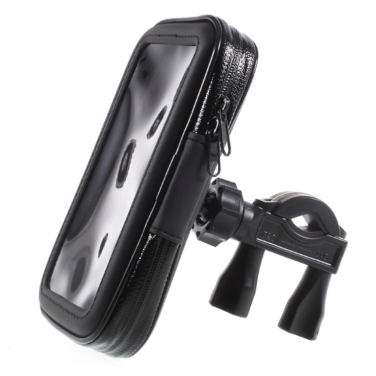 XL Size Bicycle Handlebar Mount Holder Daily Waterproof Cover for iPhone 8 Plus / 7 Plus Etc, Inner size: 168x92x25mm - Mount Style C-16