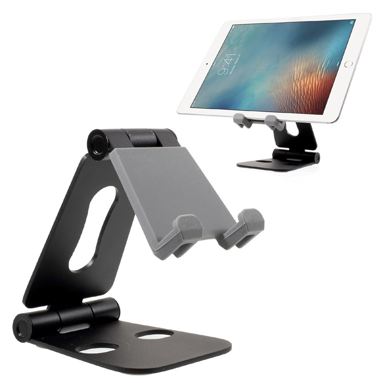 Purchased Foldable Aluminum Alloy Desktop Stand For Smartphone And Tablet Black
