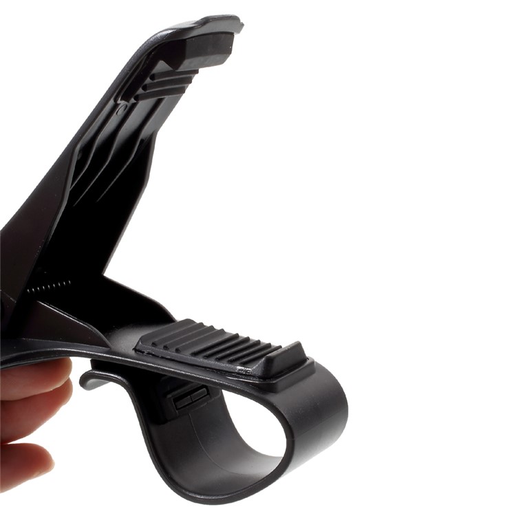 Universal Car Dashboard Flexible Phone Clip Holder Mount for iPhone X/8/8 Plus, Width under 9cm - Black-8
