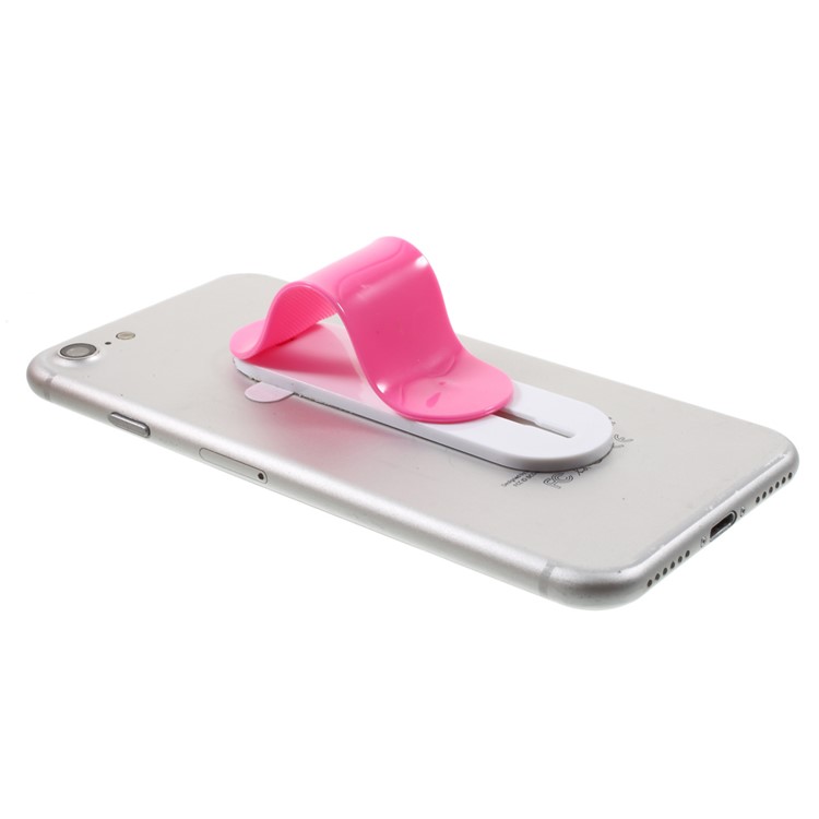 Adjustable Multi Band Phone Finger Grip Holder Kickstand for iPhone Samsung Sony Huawei Etc - Rose-4