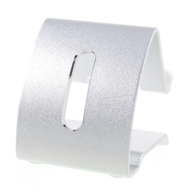 Universal Aluminum Alloy Mobile Phone Desktop Mount for iPhone Samsung Huawei - Silver Color-3