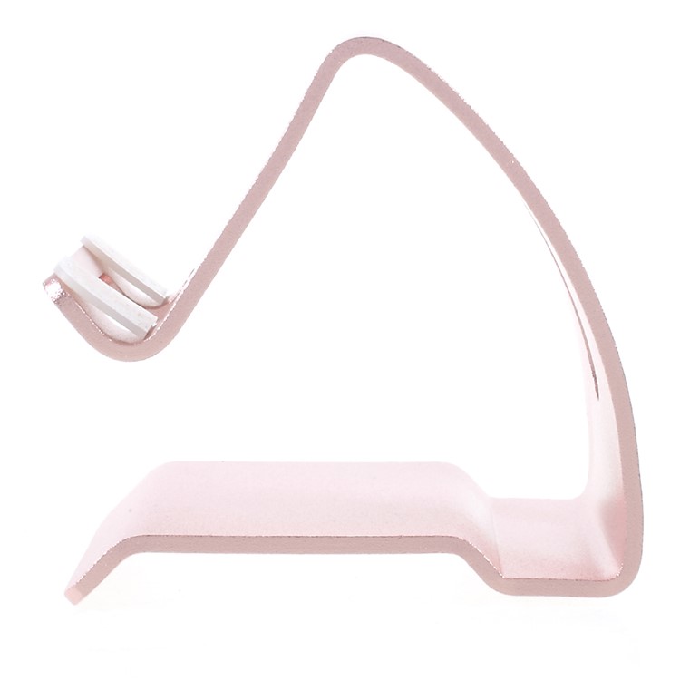 Universal Aluminum Alloy Mobile Phone Bracket Desktop Stand for iPhone Samsung Huawei - Rose Gold Color-2