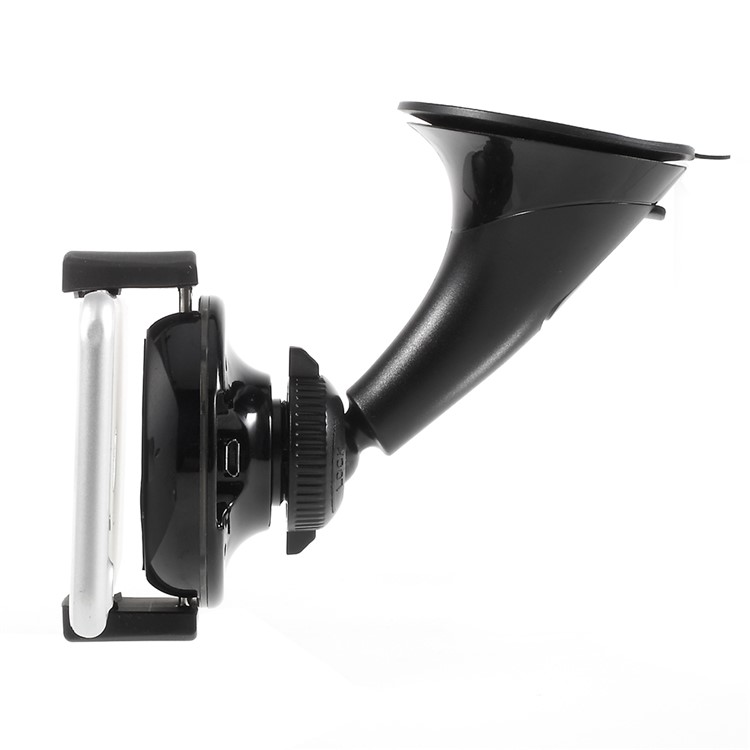 Qi Wireless Charger with Suction Cup Car Mount Holder for iPhone 8/Samsung Note 8 etc. - Black-4
