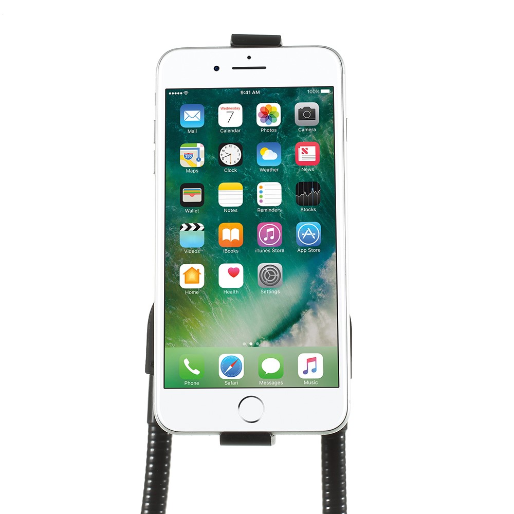 Hanging on Neck Cell Phone Mount Holder Lazy Bracket with Flexible Long Arm Mount-5