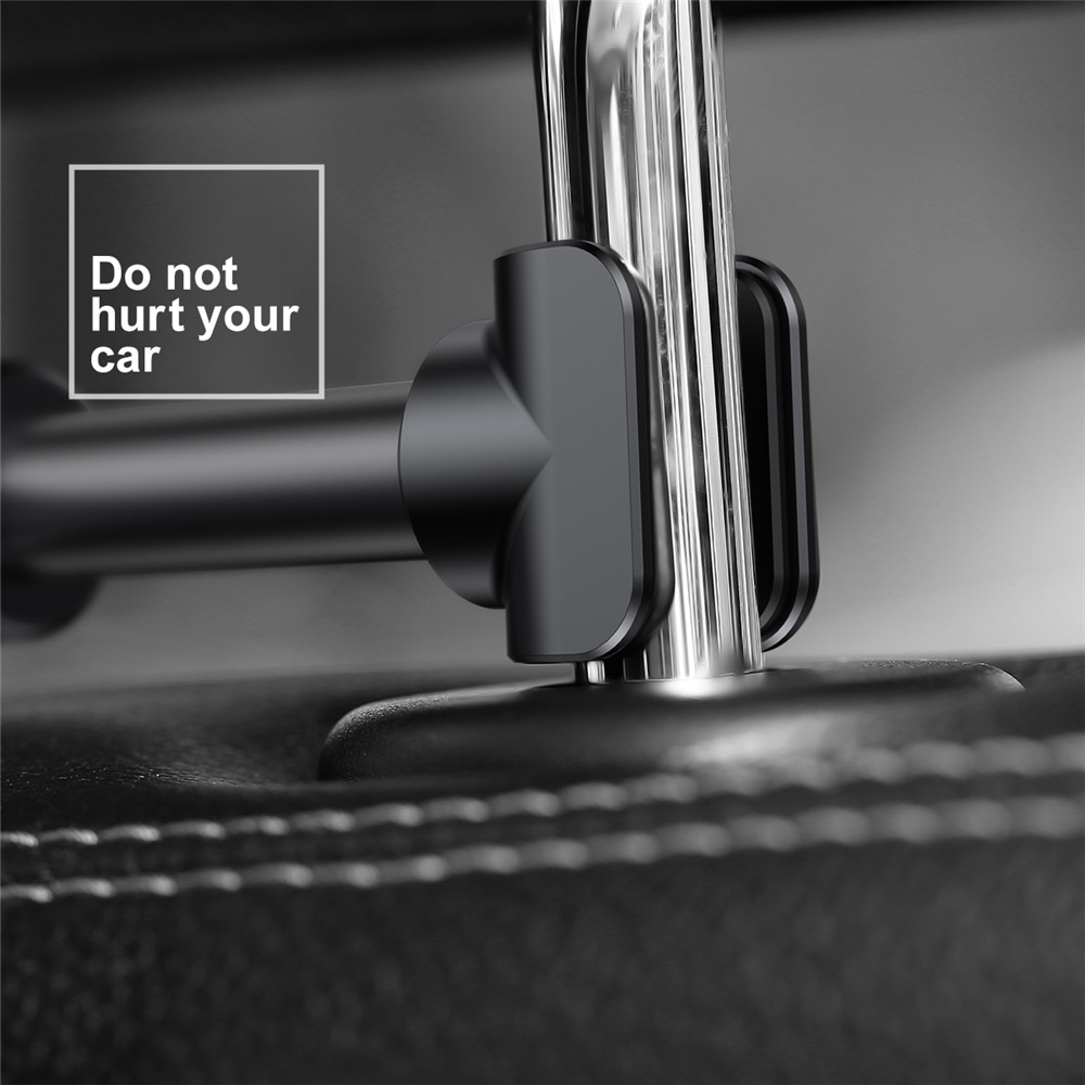 Soporte Del Asiento Trasero Del Coche BASEUS Soporte Del Asiento Trasero De 360 ??grados Para La Tableta Del Teléfono Móvil (4.7-12.9 Pulgadas) - Negro-8
