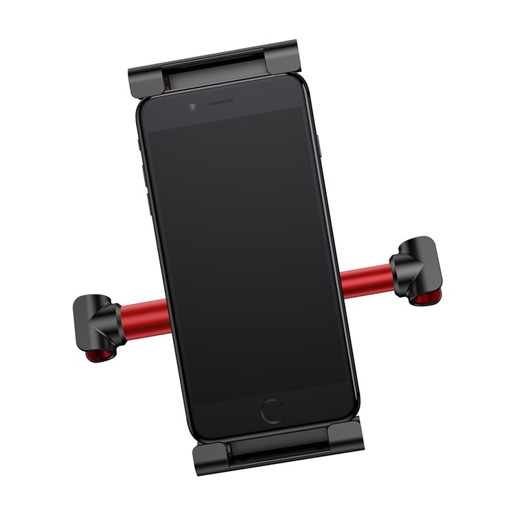 Support de repose-tête réglable BASEUS Support de siège arrière pour voiture pour tablette téléphonique de 4,7 à 12,9 pouces - rouge-2