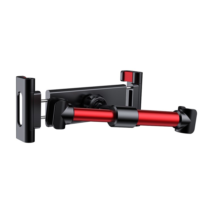 Support de repose-tête réglable BASEUS Support de siège arrière pour voiture pour tablette téléphonique de 4,7 à 12,9 pouces - rouge-4