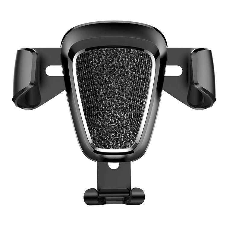 BASEUS Metal Gravity Car Air Vent Mount Holder for iPhone Samsung Huawei etc - Black-3