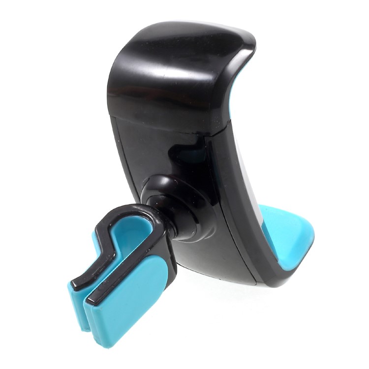 Mini Car Air Vent Mount Phone Holder for iPhone Samsung LG etc, Width: 5.5-10cm - Black + Blue-6