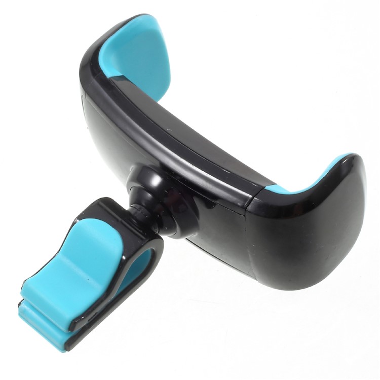 Mini Car Air Vent Mount Phone Holder for iPhone Samsung LG etc, Width: 5.5-10cm - Black + Blue-7