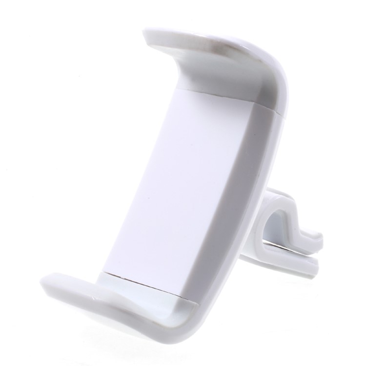 Mini Rotary Car Air Vent Smartphone Bracket for iPhone Samsung LG etc, Width: 5.5-10cm - White-4