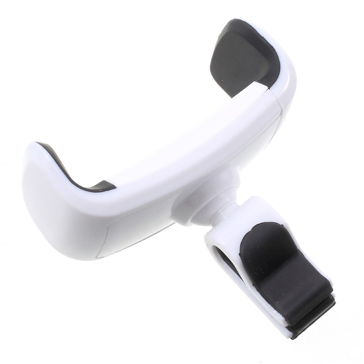 Mini Car Air Vent Mount Mobile Phone Bracket for iPhone Samsung LG etc, Width: 5.5-10cm - White + Black-7
