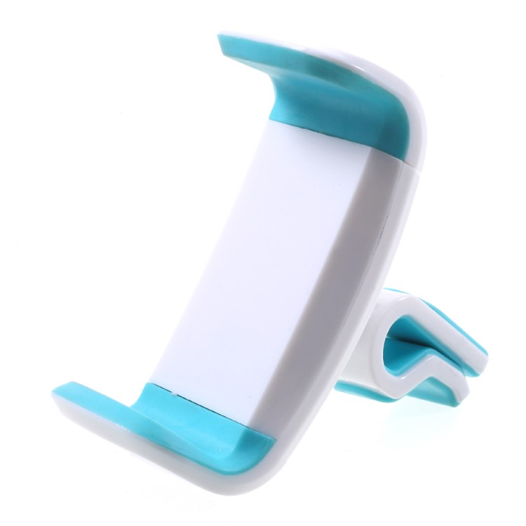 Universal Car Air Outlet Mount Phone Holder for iPhone Samsung LG etc, Width: 5.5-10cm - White + Blue-4