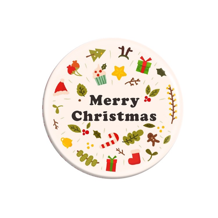 Epoxy Pattern Universal Desktop Mount Holder for iPad iPhone Samsung - Christmas Elements-2