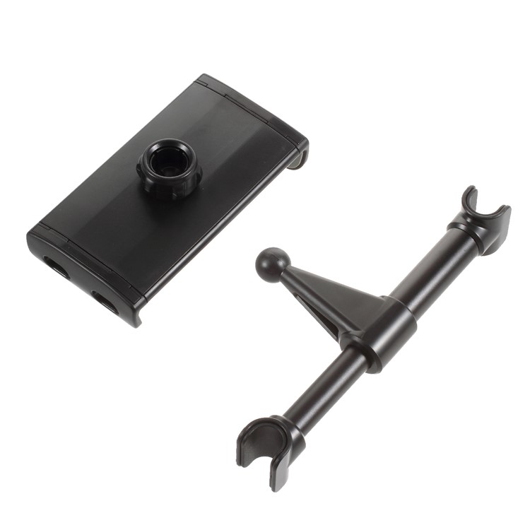 Car Phone Holder Rear Pillow Rear Seats 360 Degree Rotatable Stand - Black-5