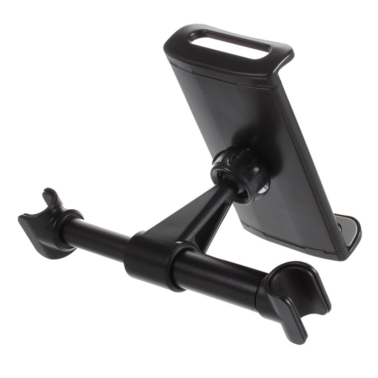 Car Phone Holder Rear Pillow Rear Seats 360 Degree Rotatable Stand - Black-7