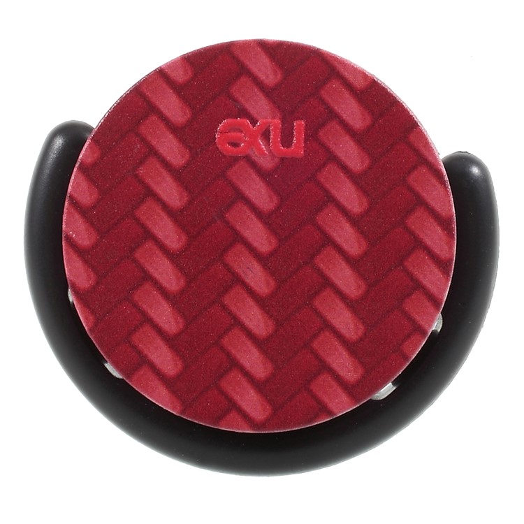 

NXE Portable Phone Finger Grip Expanding Mount for iPhone Samsung Smartphone - Red Woven Texture
