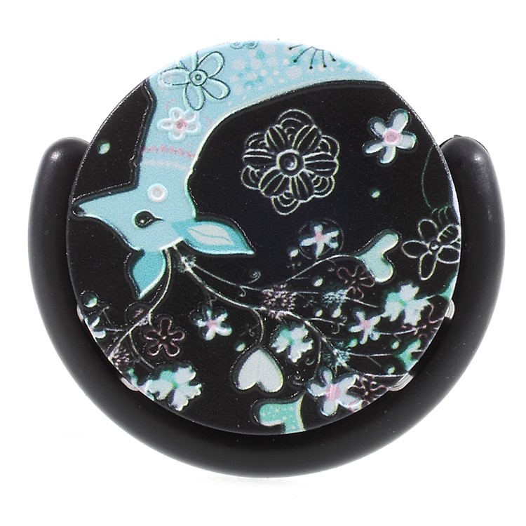 

NXE Mobile Phone Finger Grip Expanding Adhesive Car Mount for iPhone Samsung Smartphone - Cyan Deer