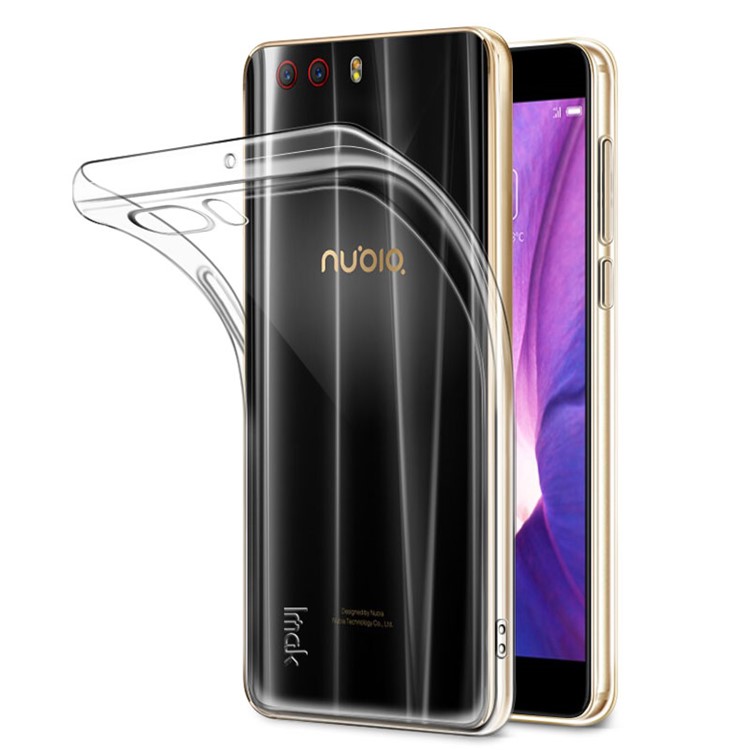 IMAK Stealth Clear Soft Case TPU Cover for ZTE nubia Z17 miniS + Screen Protector Film-3