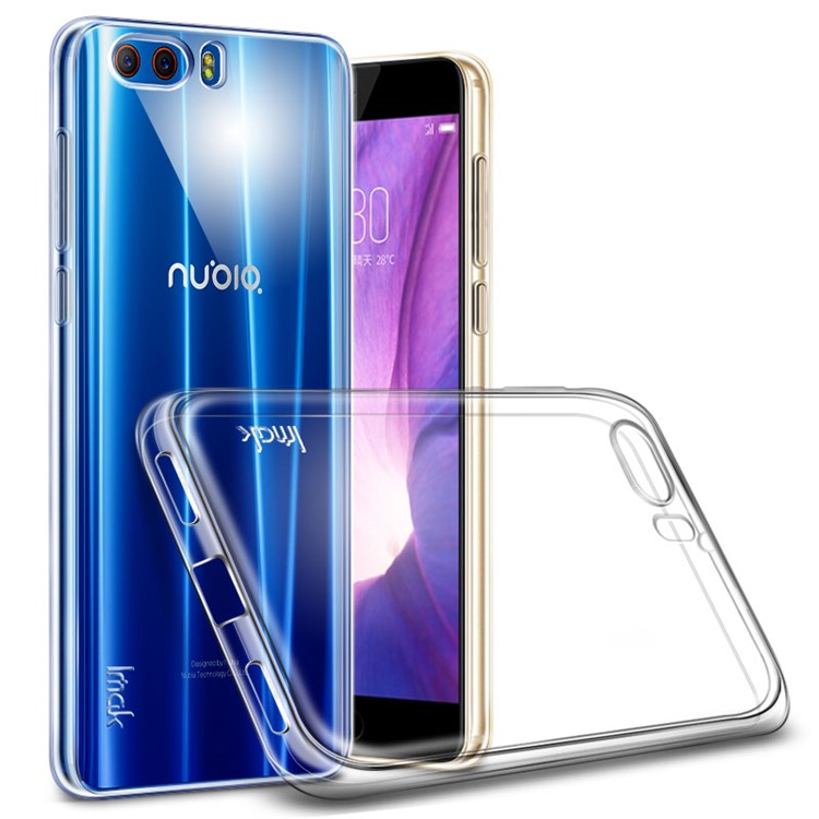IMAK Stealth Clear Soft Case TPU Cover for ZTE nubia Z17 miniS + Screen Protector Film-4