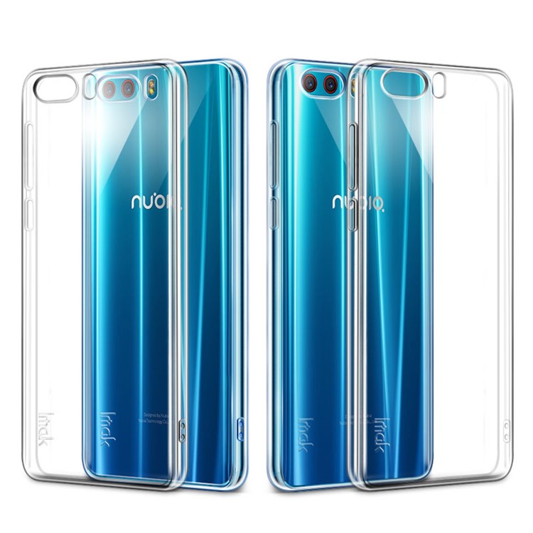 IMAK Stealth Clear Soft Case TPU Cover for ZTE nubia Z17 miniS + Screen Protector Film-5