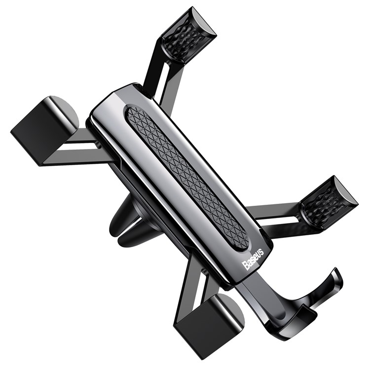 BASEUS Spider Shaped Car Air Vent Gravity Mount Phone Holder for iPhone Samsung, Clamp Width: 63-88mm - Black-2