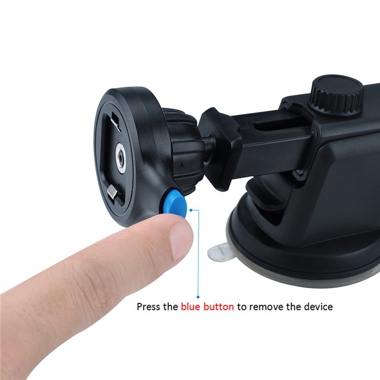 180 Degree Car Phone Holder GPS Device Holder Universal Magnetic Air Vent Mount - Black-4