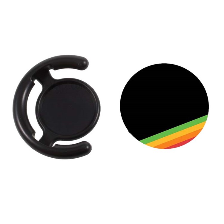 NXE Mobile Phone Finger Grip Expanding Mount for iPhone Samsung Smartphone - Black-4