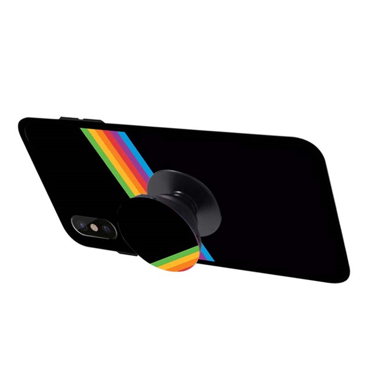 NXE Mobile Phone Finger Grip Expanding Mount for iPhone Samsung Smartphone - Black-8