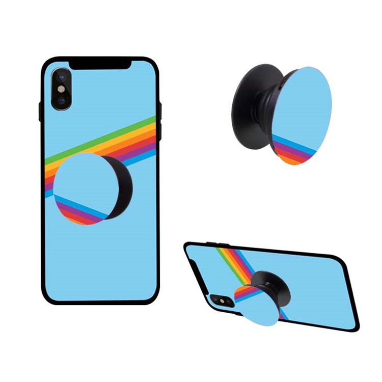 

NXE Mobile Phone Finger Grip Expanding Stand for iPhone Samsung - Blue