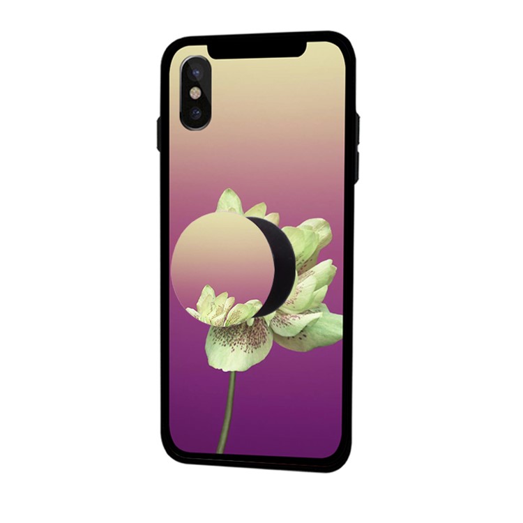 NXE Flower Pattern Mobile Phone Finger Grip Expanding Mount for iPhone Samsung Smartphone - Style A-7